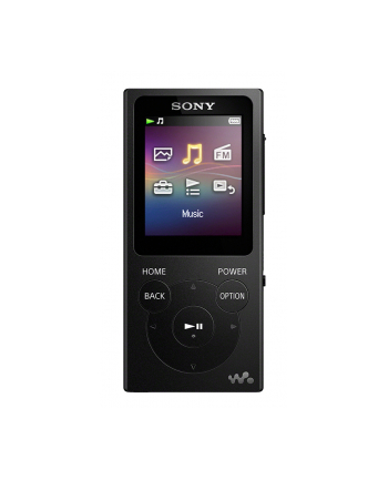 Sony NW-E394B, MP3 player (black, FM radio, jack, 8GB)