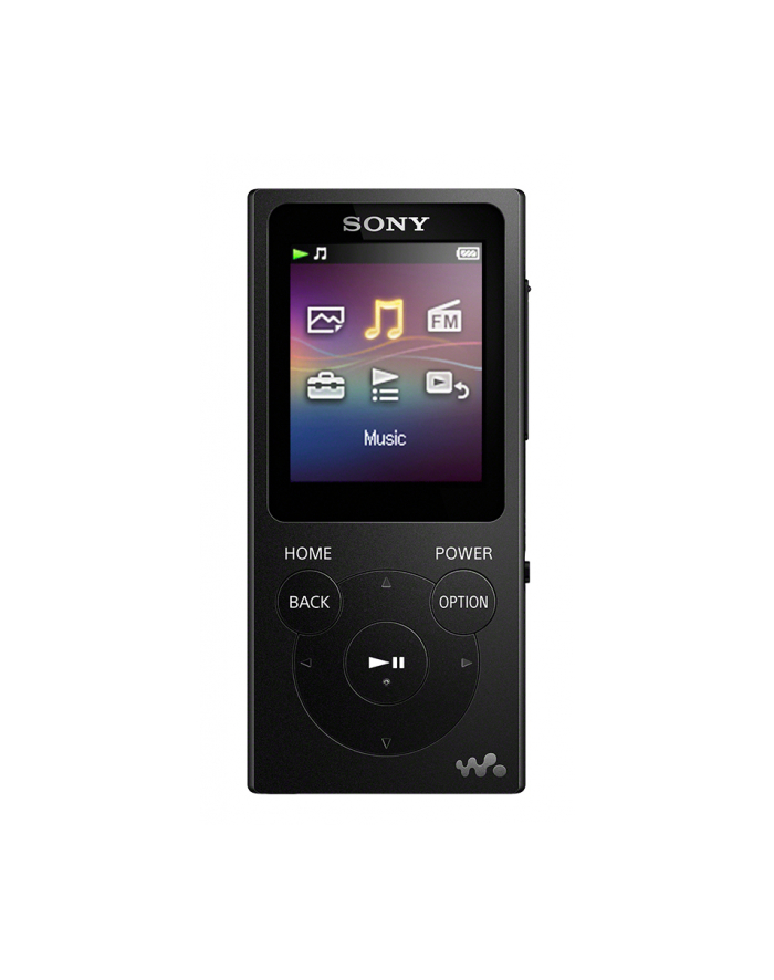 Sony NW-E394B, MP3 player (black, FM radio, jack, 8GB) główny