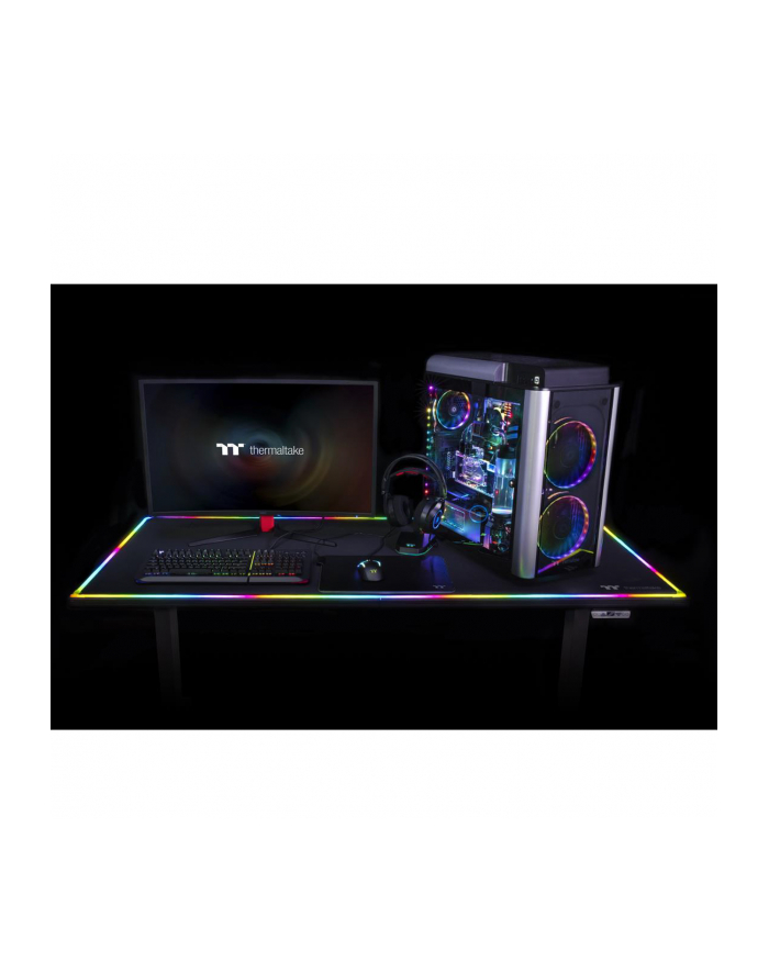 Thermaltake Tt Level 20 RGB Battlestation Gaming Desk, gaming table (black) główny