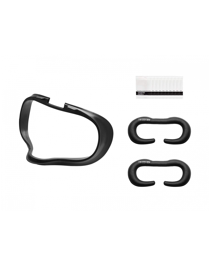 VR Cover Facial Foam Replacement Interface & Basic Set, protectors (black, Set) główny