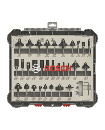 bosch powertools Bosch cutter set 30 pcs Mixed 6mm shank - 2607017474