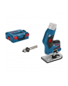 bosch powertools Bosch cordless edge router GKF 12V 8 Professional solo, 18 Volt, milling machine (blue / black, L-BOXX, without battery and charger) - nr 10