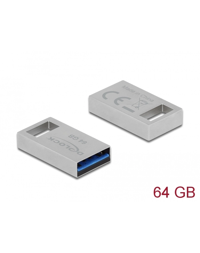 delock Pendrive 64GB USB 3.0 micro Metalowa obudowa główny