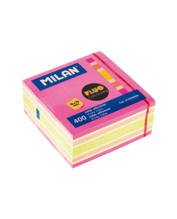 Karteczki FLUO mix kostka 76x76 (400) 415508400 MILAN