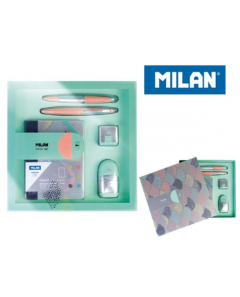 Zestaw upominkowy Silwer mix kolorów MILAN