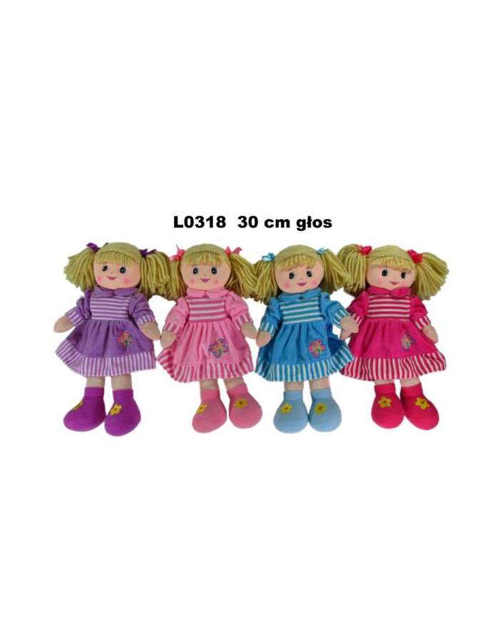 sun-day Lalka szmacianka 30 cm 4wz z głosem 156587 cena za 1 sztukę główny