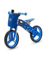 Kinderkraft rowerek  biegowy Runner Galaxy blue z akcesoriami - nr 1