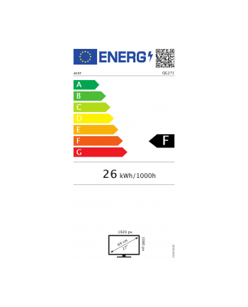 acer Monitor Nitro QG271 27cali