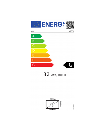 acer Moniotr 27 cali V277Ubmiipx