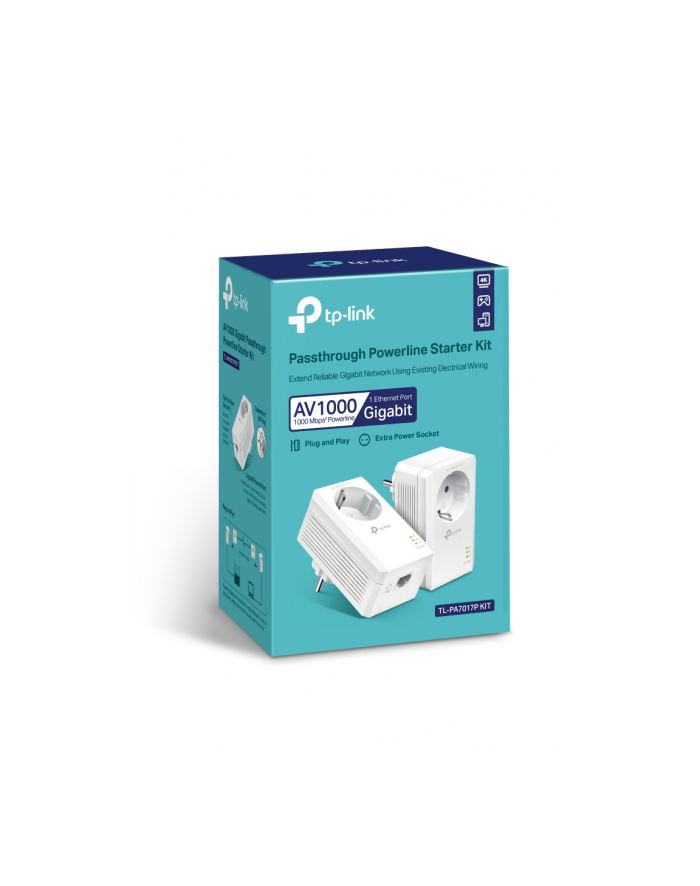 tp-link Powerline  TL-PA7017P KIT AV1000 główny