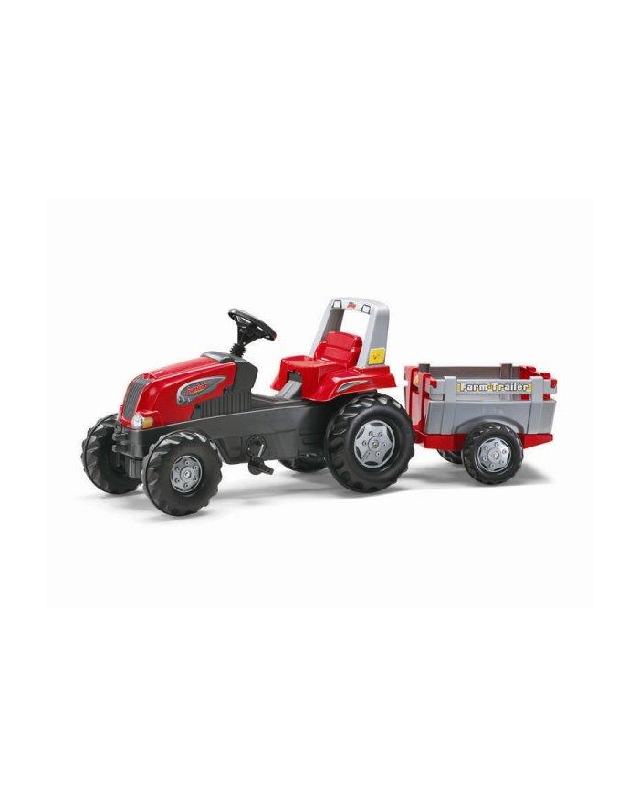 rolly toys Traktor Junior czerwony z przyczepą 800261 ROLLY główny