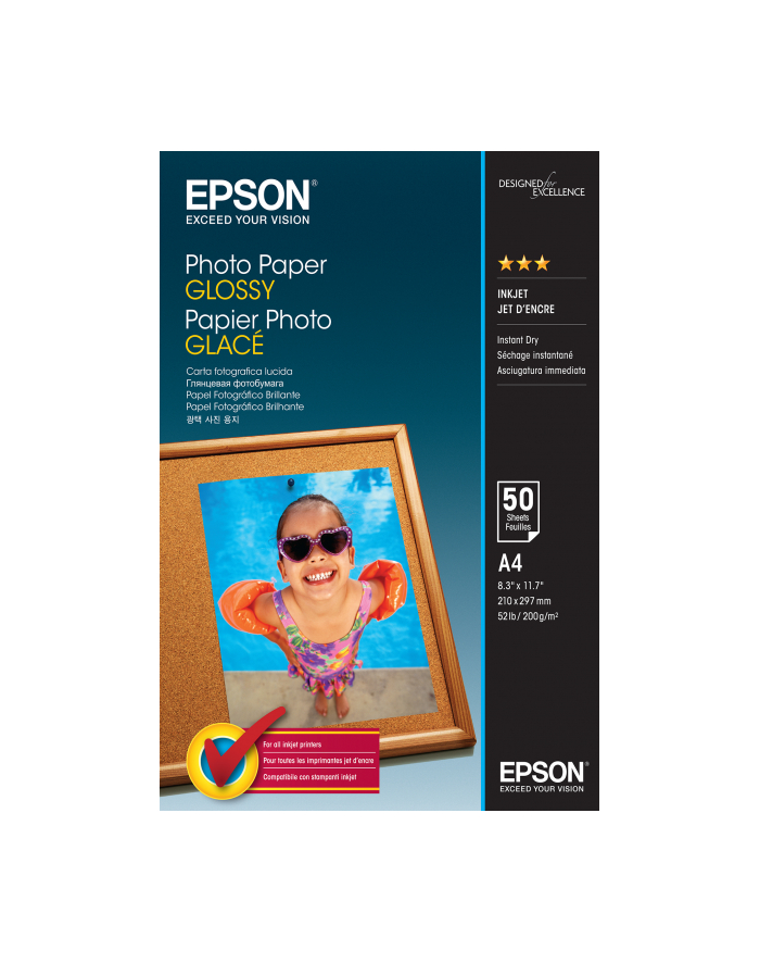 EPSON Photo Paper Glossy A4 50 sheets główny