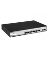 Switch D-Link 10-port 10/100/1000 Gigabit PoE Smart Switch including 2 Combo 1000BaseT - nr 12