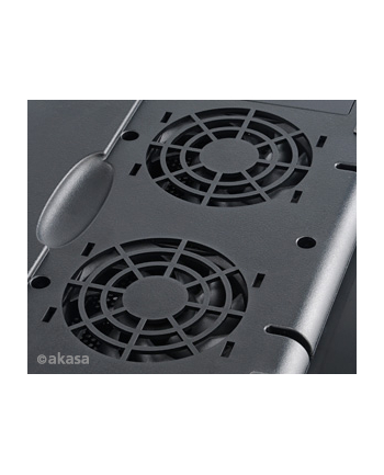 Podstawka do Notebooka chłodząca Notebook Cooler AK-NBC-29BK Echo Black