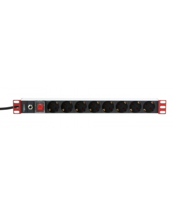 techly pro TECHLYPRO Rack 19inch Power Strip 8 Outlets Schuko Plug
