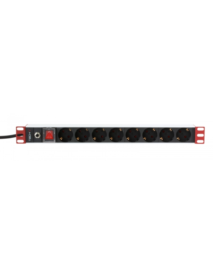 techly pro TECHLYPRO Rack 19inch Power Strip 8 Outlets Schuko Plug główny