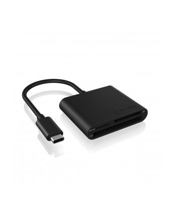 icy box ICYBOX USB 3.0 Card Reader External USB 3.0 Type-C host connection SD 3.0 UHS-I Black