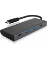 icy box ICYBOX USB 3.1 Gen 2 Type-C Hub to 2x Type-C and 2x Type-A interfaces Anthr./black - nr 10