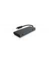 icy box ICYBOX USB 3.1 Gen 2 Type-C Hub to 2x Type-C and 2x Type-A interfaces Anthr./black - nr 15