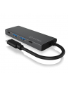 icy box ICYBOX USB 3.1 Gen 2 Type-C Hub to 2x Type-C and 2x Type-A interfaces Anthr./black - nr 1