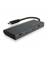 icy box ICYBOX USB 3.1 Gen 2 Type-C Hub to 2x Type-C and 2x Type-A interfaces Anthr./black - nr 22