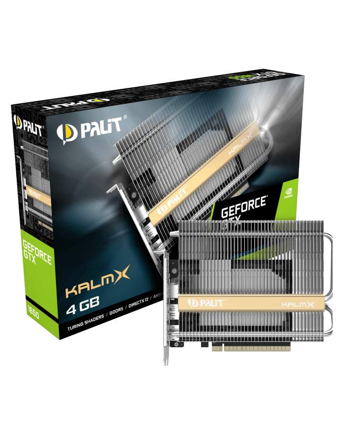 PALIT NE5165001BG1-1170H PALIT GeForce GTX 1650 KalmX 4GB GDDR5 HDMI 2xDP główny
