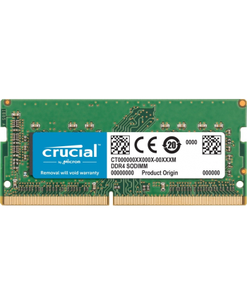 CRUCIAL Memory for Mac 16GB DDR4 2400 MT/s PC4-19200 CL17 DR x8 Unbuffered SODIMM 260pin for Mac