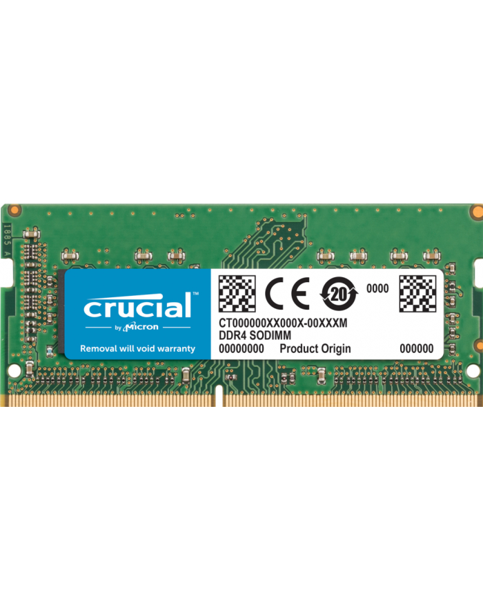 CRUCIAL Memory for Mac 16GB DDR4 2666MT/s PC4-21300 CL19 DR x8 Unbuffered SODIMM 260pin for Mac główny