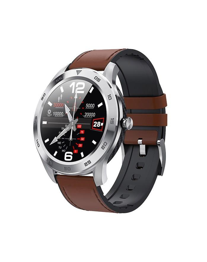 GARETT Smartwatch GT22S light brown leather główny