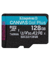 KINGSTON 128GB microSDXC Canvas Go Plus 170R A2 U3 V30 Single Pack w/o ADP - nr 1