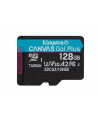 KINGSTON 128GB microSDXC Canvas Go Plus 170R A2 U3 V30 Single Pack w/o ADP - nr 20