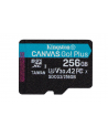 KINGSTON 256GB microSDXC Canvas Go Plus 170R A2 U3 V30 Single Pack w/o ADP - nr 23