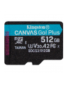 KINGSTON 512GB microSDXC Canvas Go Plus 170R A2 U3 V30 Single Pack w/o ADP - nr 22