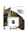 KINGSTON 512GB microSDXC Canvas Go Plus 170R A2 U3 V30 Single Pack w/o ADP - nr 36