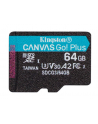 KINGSTON 64GB microSDXC Canvas Go Plus 170R A2 U3 V30 Single Pack w/o ADP - nr 11