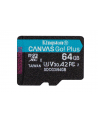 KINGSTON 64GB microSDXC Canvas Go Plus 170R A2 U3 V30 Single Pack w/o ADP - nr 30