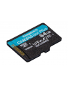 KINGSTON 64GB microSDXC Canvas Go Plus 170R A2 U3 V30 Single Pack w/o ADP - nr 31