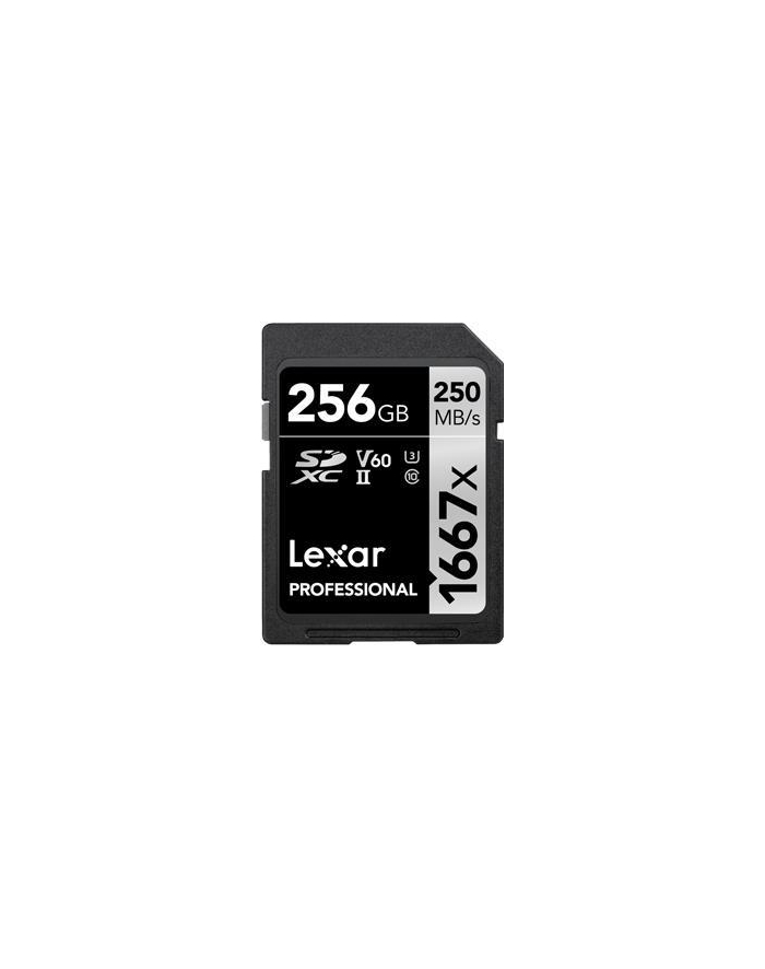 LEXAR 843367114962 Lexar Pro 1667X SDXC UHS-II U3 (V60)R250/W90_256GB główny