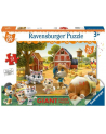 ravensburger Puzzle 24el podłogowe 44 Koty Na farmie 030156 - nr 1