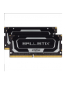 CRUCIAL Ballistix SODIMM 2x8GB 16GB Kit DDR4 3200MT/s CL16 Unbuffered SODIMM 260pin Black - nr 1