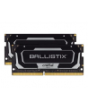 CRUCIAL Ballistix SODIMM 2x8GB 16GB Kit DDR4 3200MT/s CL16 Unbuffered SODIMM 260pin Black - nr 6