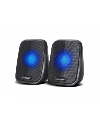 GREENBLUE AC835 Audiocore Computer speakers 6W USB minijack Black LED