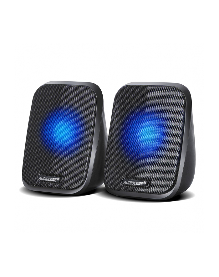 GREENBLUE AC835 Audiocore Computer speakers 6W USB minijack Black LED główny