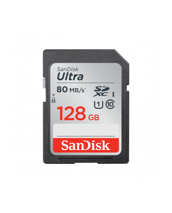 SANDISK Ultra 128GB SDXC Memory Card 100MB/s Class 10 UHS-I