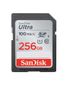 SANDISK Ultra 256GB SDXC Memory Card 100MB/s Class 10 UHS-I - nr 1