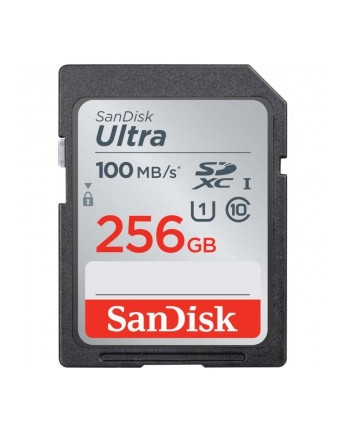 SANDISK Ultra 256GB SDXC Memory Card 100MB/s Class 10 UHS-I