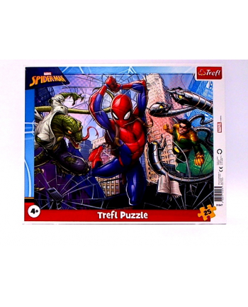 Puzzle 25el ramkowe Odważny Spiderman 31347 Trefl