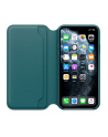 apple Skórzane etui folio do iPhone 11 Pro Max pawie pióro - nr 3