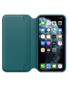 apple Skórzane etui folio do iPhone 11 Pro Max pawie pióro - nr 9