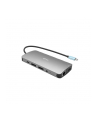 I-TEC USB-C Metal Nano Dock 2x DP 1x HDMI 1x GLAN 1x Audio/Mic 2 xUSB 3.1 2x USB 2.0 1x USB-C Data 1x USB-C 100W PD - nr 14